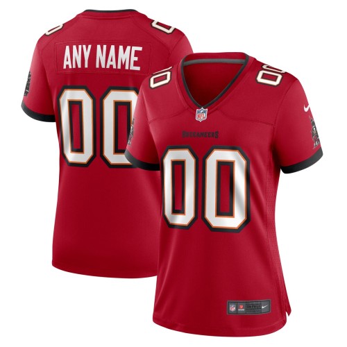 Nike Tampa Bay Buccaneers Women's Custom Game Jersey - Red Nike Tampa Bay Buccaneers Women's Custom Game Jersey - Red