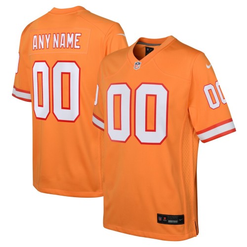 Tampa Bay Buccaneers Nike Youth Custom Throwback Game Jersey - Orange Tampa Bay Buccaneers Nike Youth Custom Throwback Game Jersey - Orange