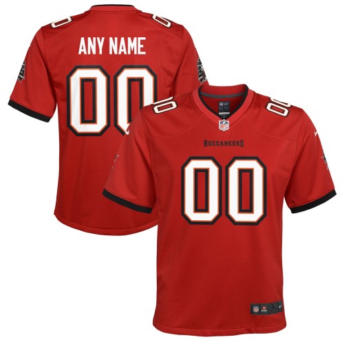 Nike Tampa Bay Buccaneers Youth Custom Game Jersey - Red Nike Tampa Bay Buccaneers Youth Custom Game Jersey - Red
