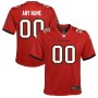 Nike Tampa Bay Buccaneers Youth Custom Game Jersey - Red Nike Tampa Bay Buccaneers Youth Custom Game Jersey - Red