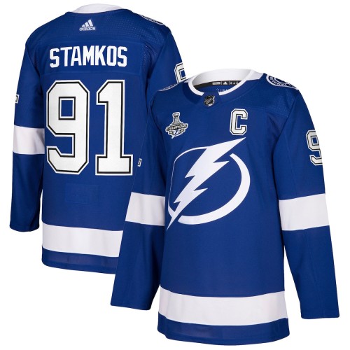 Steven Stamkos Tampa Bay Lightning adidas 2021 Stanley Cup Champions Authentic Player Jersey - Blue Steven Stamkos Tampa Bay Lightning adidas 2021 Stanley Cup Champions Authentic Player Jersey - Blue