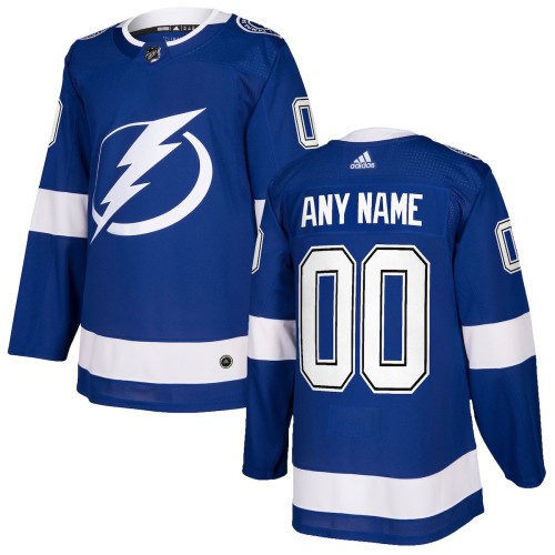 Tampa Bay Lightning adidas Authentic Custom Jersey - Blue Tampa Bay Lightning adidas Authentic Custom Jersey - Blue