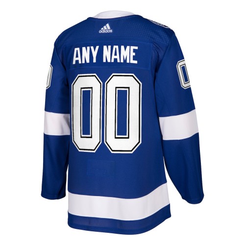 Tampa Bay Lightning adidas Authentic Custom Jersey - Blue Tampa Bay Lightning adidas Authentic Custom Jersey - Blue