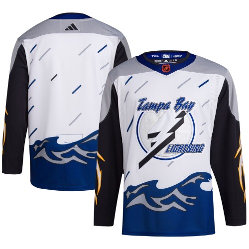Tampa Bay Lightning adidas Reverse Retro 2.0 Authentic Blank Jersey - White Tampa Bay Lightning adidas Reverse Retro 2.0 Authentic Blank Jersey - White
