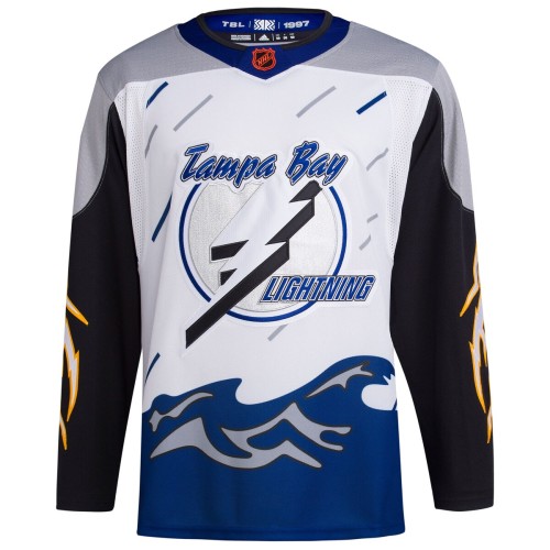 Tampa Bay Lightning adidas Reverse Retro 2.0 Authentic Blank Jersey - White Tampa Bay Lightning adidas Reverse Retro 2.0 Authentic Blank Jersey - White