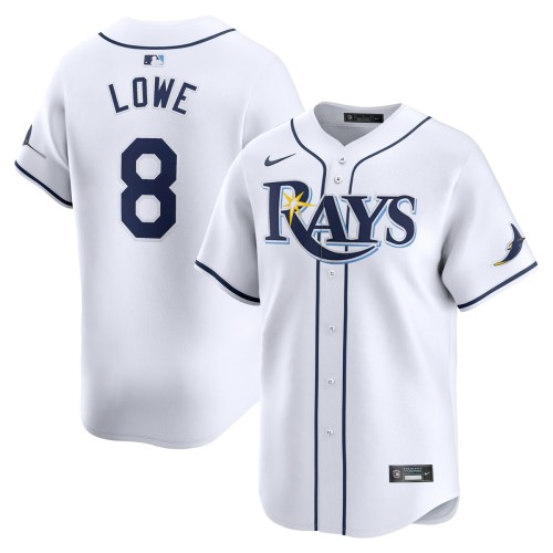Brandon Lowe Tampa Bay Rays Nike Home Limited Player Jersey - White Brandon Lowe Tampa Bay Rays Nike Home Limited Player Jersey - White