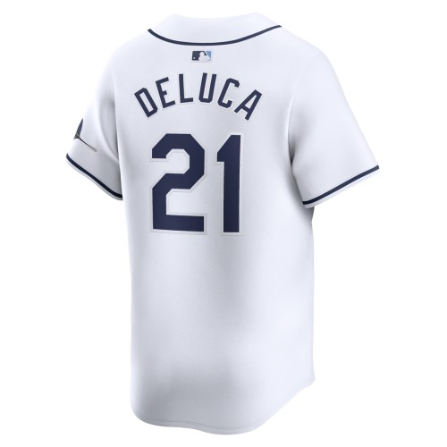 Jonny DeLuca Tampa Bay Rays Nike Home Limited Player Jersey - White Jonny DeLuca Tampa Bay Rays Nike Home Limited Player Jersey - White