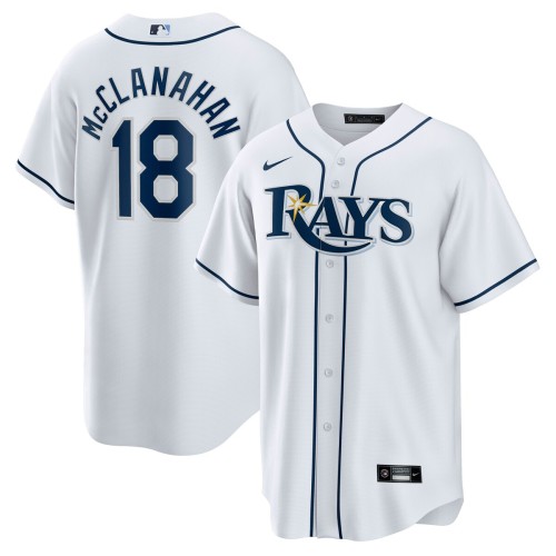 Shane McClanahan Tampa Bay Rays Nike Home Replica Player Jersey - White Shane McClanahan Tampa Bay Rays Nike Home Replica Player Jersey - White