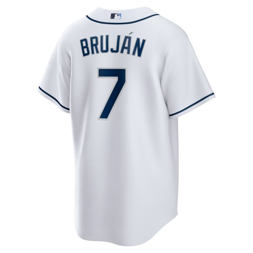 Vidal Bruján Tampa Bay Rays Nike Home Replica Player Jersey - White Vidal Bruján Tampa Bay Rays Nike Home Replica Player Jersey - White