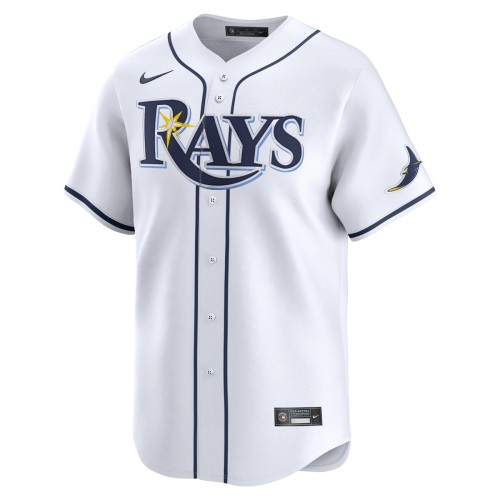 Tampa Bay Rays Nike Home Limited Custom Jersey - White Tampa Bay Rays Nike Home Limited Custom Jersey - White