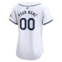 Tampa Bay Rays Nike Women's Home Limited Custom Jersey - White Tampa Bay Rays Nike Women's Home Limited Custom Jersey - White