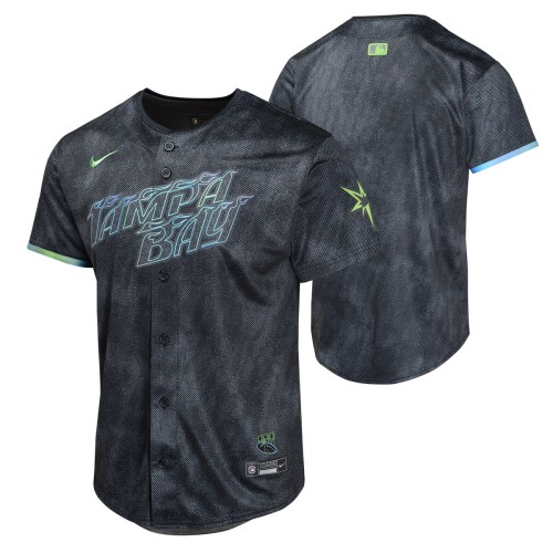 Tampa Bay Rays Nike Youth 2024 City Connect Limited Jersey - Black Tampa Bay Rays Nike Youth 2024 City Connect Limited Jersey - Black