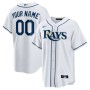 Tampa Bay Rays Nike Youth Home Replica Custom Jersey - White Tampa Bay Rays Nike Youth Home Replica Custom Jersey - White