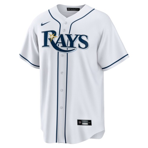 Tampa Bay Rays Nike Youth Home Replica Custom Jersey - White Tampa Bay Rays Nike Youth Home Replica Custom Jersey - White
