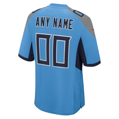 Tennessee Titans Nike Alternate Custom Game Jersey - Light Blue Tennessee Titans Nike Alternate Custom Game Jersey - Light Blue