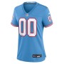 Tennessee Titans Nike Women's Oilers Throwback Custom Game Jersey - Light Blue Tennessee Titans Nike Women's Oilers Throwback Custom Game Jersey - Light Blue