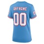 Tennessee Titans Nike Women's Oilers Throwback Custom Game Jersey - Light Blue Tennessee Titans Nike Women's Oilers Throwback Custom Game Jersey - Light Blue