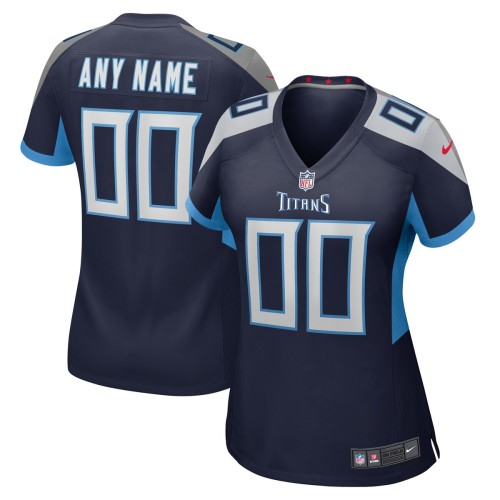 Tennessee Titans Nike Women's Custom Game Jersey - Navy Tennessee Titans Nike Women's Custom Game Jersey - Navy