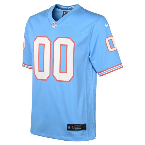 Tennessee Titans Nike Youth Oilers Throwback Custom Game Jersey - Light Blue Tennessee Titans Nike Youth Oilers Throwback Custom Game Jersey - Light Blue