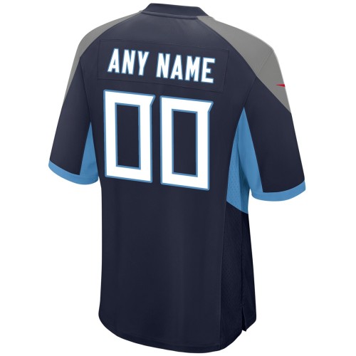 Tennessee Titans Nike Youth Custom Game Jersey - Navy Tennessee Titans Nike Youth Custom Game Jersey - Navy