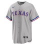 Texas Rangers Nike Road Custom Replica Jersey - Gray Texas Rangers Nike Road Custom Replica Jersey - Gray