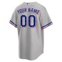 Texas Rangers Nike Road Custom Replica Jersey - Gray Texas Rangers Nike Road Custom Replica Jersey - Gray