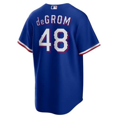 Jacob deGrom Texas Rangers Nike Away Replica Player Jersey - Royal Jacob deGrom Texas Rangers Nike Away Replica Player Jersey - Royal