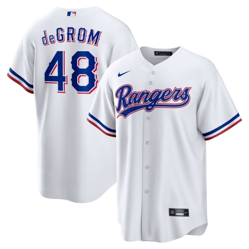 Jacob deGrom Texas Rangers Nike Home Replica Player Jersey - White Jacob deGrom Texas Rangers Nike Home Replica Player Jersey - White