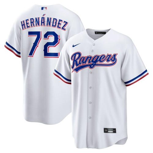 Jonathan Hernández Texas Rangers Nike Home Replica Player Jersey - White Jonathan Hernández Texas Rangers Nike Home Replica Player Jersey - White