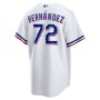 Jonathan Hernández Texas Rangers Nike Home Replica Player Jersey - White Jonathan Hernández Texas Rangers Nike Home Replica Player Jersey - White
