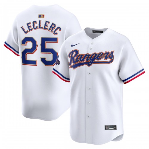 Jose Leclerc Texas Rangers Nike 2024 Gold Collection Limited Player Jersey – White Jose Leclerc Texas Rangers Nike 2024 Gold Collection Limited Player Jersey – White