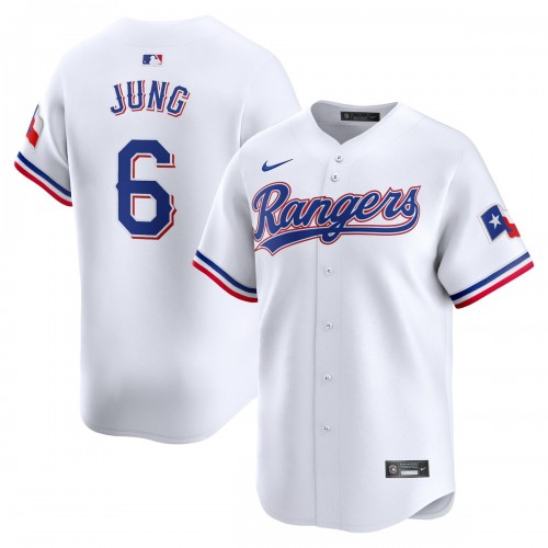 Josh Jung Texas Rangers Nike Home Limited Player Jersey - White Josh Jung Texas Rangers Nike Home Limited Player Jersey - White