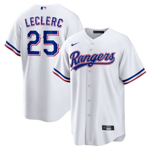José Leclerc Texas Rangers Nike Home Replica Player Jersey - White José Leclerc Texas Rangers Nike Home Replica Player Jersey - White