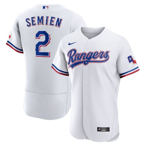 Marcus Semien Texas Rangers Nike Home Authentic Player Jersey - White Marcus Semien Texas Rangers Nike Home Authentic Player Jersey - White