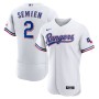 Marcus Semien Texas Rangers Nike Home Authentic Player Jersey - White Marcus Semien Texas Rangers Nike Home Authentic Player Jersey - White