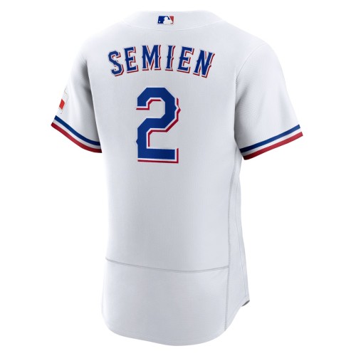 Marcus Semien Texas Rangers Nike Home Authentic Player Jersey - White Marcus Semien Texas Rangers Nike Home Authentic Player Jersey - White