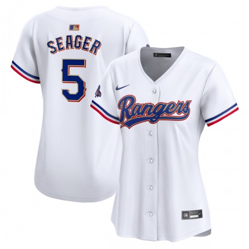 Corey Seager Texas Rangers Nike Women's 2024 Gold Collection Limited Player Jersey – White Corey Seager Texas Rangers Nike Women's 2024 Gold Collection Limited Player Jersey – White