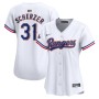 Max Scherzer Texas Rangers Nike Women's 2024 Gold Collection Limited Player Jersey – White Max Scherzer Texas Rangers Nike Women's 2024 Gold Collection Limited Player Jersey – White