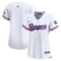 Texas Rangers Nike Women's Home Limited Jersey - White Texas Rangers Nike Women's Home Limited Jersey - White