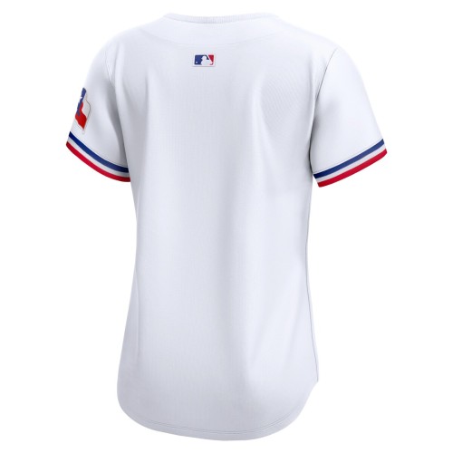 Texas Rangers Nike Women's Home Limited Jersey - White Texas Rangers Nike Women's Home Limited Jersey - White