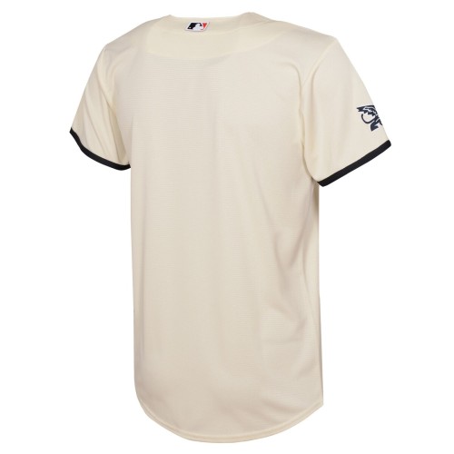 Texas Rangers Nike Youth 2023 City Connect Replica Jersey - Cream Texas Rangers Nike Youth 2023 City Connect Replica Jersey - Cream