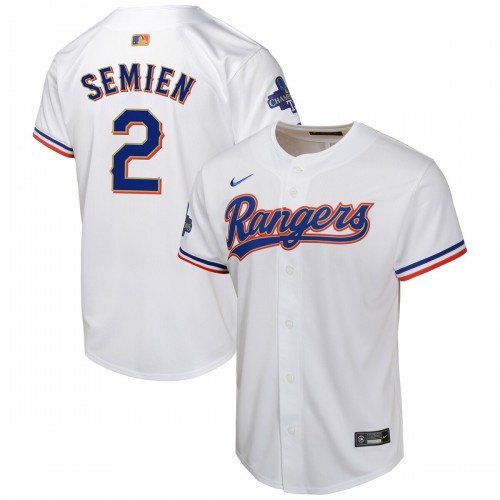 Marcus Semien Texas Rangers Nike Youth 2024 Gold Collection Limited Player Jersey – White Marcus Semien Texas Rangers Nike Youth 2024 Gold Collection Limited Player Jersey – White
