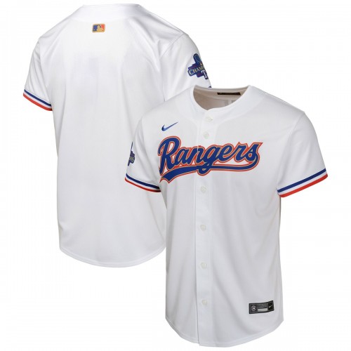 Texas Rangers Nike Youth 2024 Gold Collection Limited Jersey – White Texas Rangers Nike Youth 2024 Gold Collection Limited Jersey – White