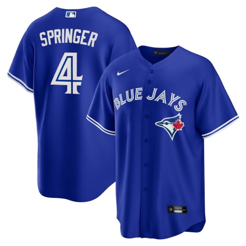 George Springer Toronto Blue Jays Nike Alternate Replica Player Jersey - Royal George Springer Toronto Blue Jays Nike Alternate Replica Player Jersey - Royal