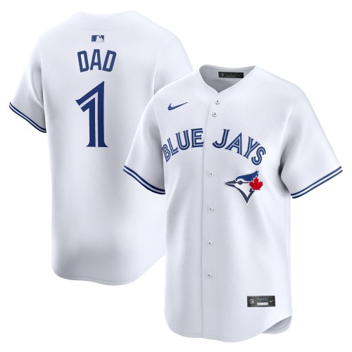 Toronto Blue Jays Nike #1 Dad Home Limited Jersey - White Toronto Blue Jays Nike #1 Dad Home Limited Jersey - White