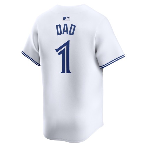 Toronto Blue Jays Nike #1 Dad Home Limited Jersey - White Toronto Blue Jays Nike #1 Dad Home Limited Jersey - White