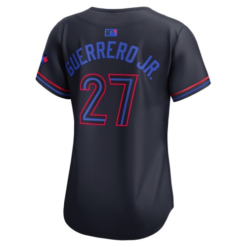 Vladimir Guerrero Jr. Toronto Blue Jays Nike Women's 2024 City Connect Limited Player Jersey - Navy Vladimir Guerrero Jr. Toronto Blue Jays Nike Women's 2024 City Connect Limited Player Jersey - Navy