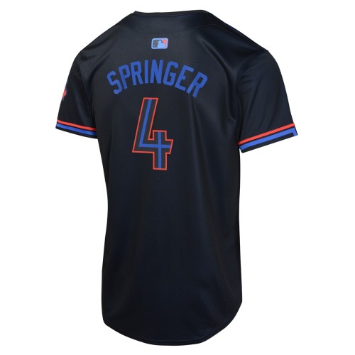 George Springer Toronto Blue Jays Nike Youth 2024 City Connect Limited Player Jersey - Navy George Springer Toronto Blue Jays Nike Youth 2024 City Connect Limited Player Jersey - Navy