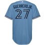 Vladimir Guerrero Jr. Toronto Blue Jays Nike Youth Alternate Replica Player Jersey - Powder Blue Vladimir Guerrero Jr. Toronto Blue Jays Nike Youth Alternate Replica Player Jersey - Powder Blue