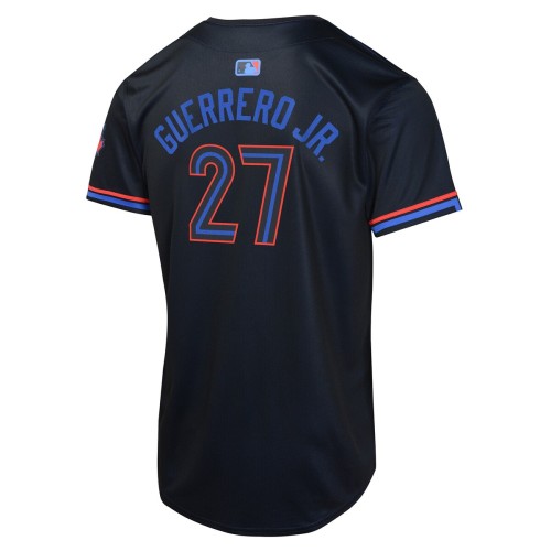 Vladimir Guerrero Toronto Blue Jays Nike Youth 2024 City Connect Limited Player Jersey - Navy Vladimir Guerrero Toronto Blue Jays Nike Youth 2024 City Connect Limited Player Jersey - Navy